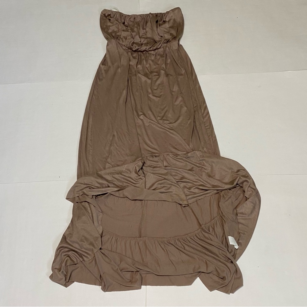 ❤️NWT! Double Zero Taupe Strapless Dress